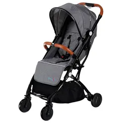 کالسکه مسافرتی بیبی فورلایف Baby4life طوسی-تیره