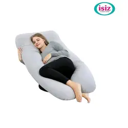 بالش بارداری U شکل ایسیزISIZ رنگ-کرم