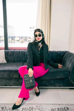 کت ژاکارد کوتاه هوگرو 3186