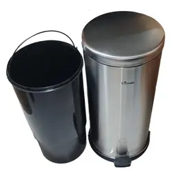 سطل استیل 30 لیتر سرکوله circule-آرام بند