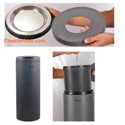 سطل براسیانا BG 120 حجم 20لیتر - طوسی