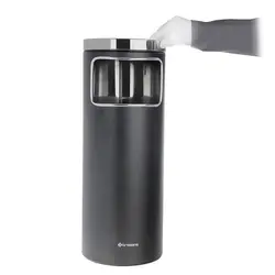 سطل زباله همراه با زیرسیگاری فلزی باحجم 20 لیتر براسیانا