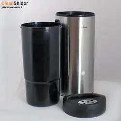 سطل سالنی استیل 30 لیتری CE3100 همراه جاسیگاری