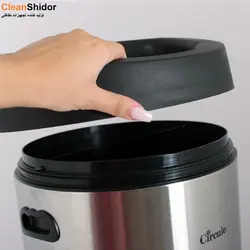 سطل سالنی استیل 30 لیتری CE3100 همراه جاسیگاری