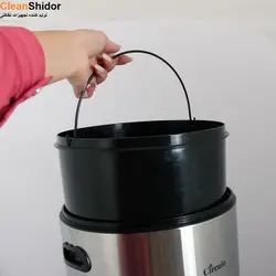 سطل سالنی استیل 30 لیتری CE3100 همراه جاسیگاری