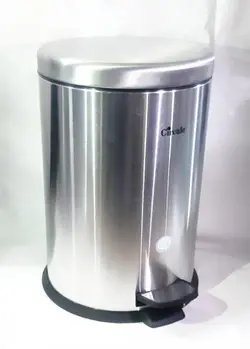 سطل زباله 20لیتری استیل سرکوله