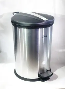 سطل زباله 20لیتری استیل سرکوله