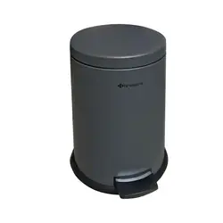 سطل 12 لیتری پدالدار Brasiana - طوسی