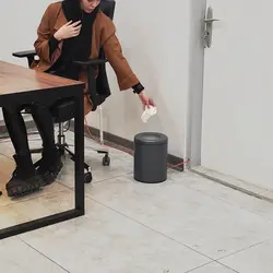 سطل 5 لیتری حفره دار مدل MA-52 - طوسی