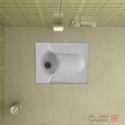 توالت ایرانی گلسار مدل پارمیس طبی - فروشگاه خیابان بنی‌هاشم