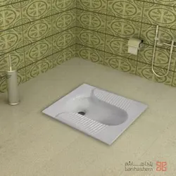 توالت ایرانی گلسار مدل پارمیس طبی - فروشگاه خیابان بنی‌هاشم