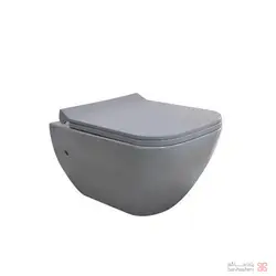 توالت فرنگی وال هنگ مروارید مدل کاپریس طوسی