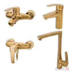 شیر آلات قهرمان مدل بهادر طلایی مات