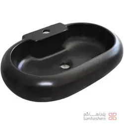 روشویی رو سنگی مروارید مدل پارمیدا 60 مشکی