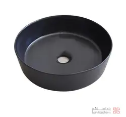 روشویی رو سنگی مروارید مدل دلتا 36 مشکی
