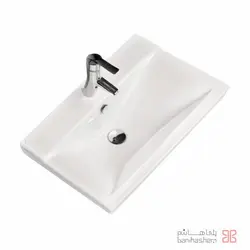 روشویی روکابینتی مروارید مدل کرون 67 مشکی