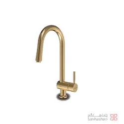 شیر ظرفشویی شاوری شودر مدل موناکو پلاس طلایی مات