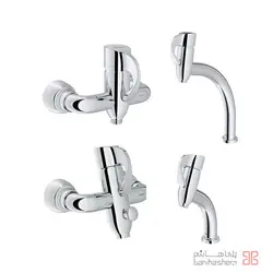 شیرآلات شودر مدل دانته کروم