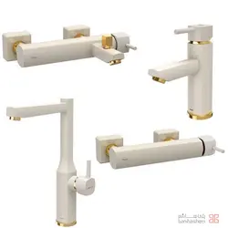 شیرآلات شودر مدل یونیک شیری طلایی