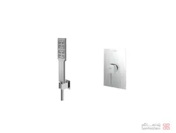 متعلقات شیر حمام توکار شودر مدل رومر تیپ 2 BRASS کروم