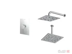 متعلقات شیر حمام توکار شودر مدل رومر تیپ 1 BRASS کروم