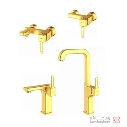 شیرآلات شودر مدل میشل طلایی مات