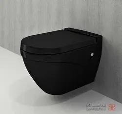 توالت فرنگی وال هنگ گاتریا مدل آرسیتا مشکی