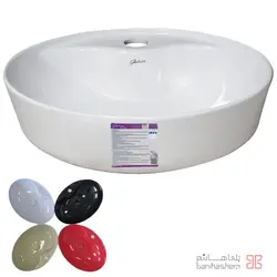 روشویی روسنگی گاتریا مدل هما بیضی مشکی