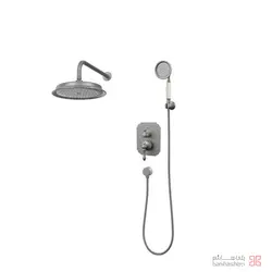 شیر حمام توکار کسری مدل ناپل تیپ 3 کروم مات