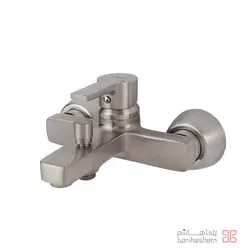 شیر حمام کسری مدل امگا کروم مات