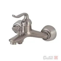 شیر حمام کسری مدل رابین کروم مات