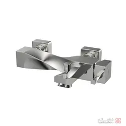 شیر حمام کسری مدل فیلادلفیا کروم