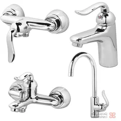 شیرآلات کسری مدل رابین کروم