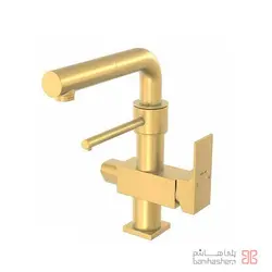 شیر ظرفشویی دوکاره شاوری کلار مدل فلت طلایی مات