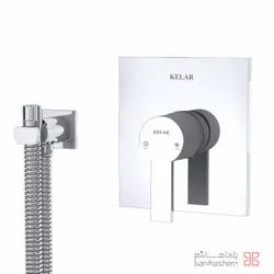 ملزومات توالت توکار کلاسیک کلار مدل فلت کروم