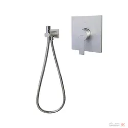 ملزومات توالت توکار کلاسیک کلار مدل فلت کروم مات