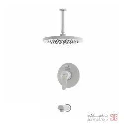 ملزومات دوش توکار کلاسیک کلار مدل فلور تیپ 2 سفید