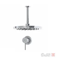 ملزومات دوش توکار لاکچری کلار مدل فلور تیپ 1 کروم