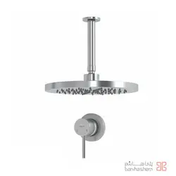 ملزومات دوش توکار لاکچری کلار مدل فلور تیپ 1 کروم مات