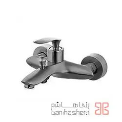 شیر حمام البرز روز مدل کلودی کروم مات