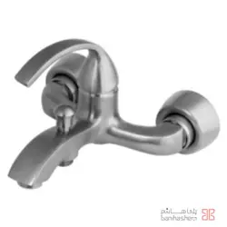 شیر حمام البرز روز مدل کلوین کروم مات