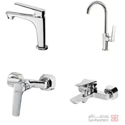 شیرآلات البرز روز مدل آلپاین کروم