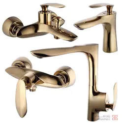 شیرآلات البرز روز مدل کلودی طلایی مات