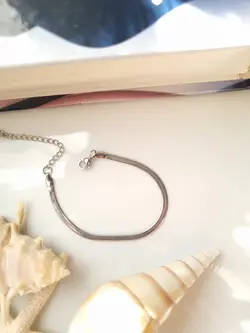 دستبند ماری نقره ای