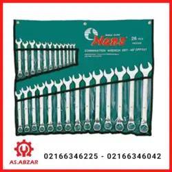 آچار یک سر رینگی هنس 26 عددی مدل 166326 M