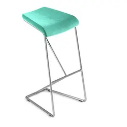 صندلی بار بلند پوشش پارچه مدل BS-103-01 هلگر