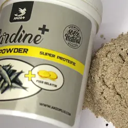 پودر ماهی ساردین و ژلاتین ماهی (نانو) | فروشگاه لوازم ماهیگیری آنزوپلاس