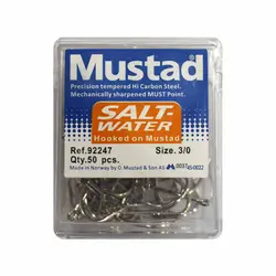 قلاب موستاد MUSTAD سایز 3/0 | فروشگاه لوازم ماهیگیری آنزوپلاس