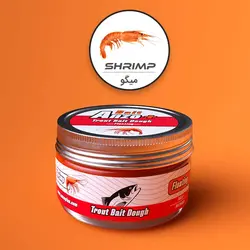 خمیر قزل آلا میگو (Anzo Bait) | فروشگاه لوازم ماهیگیری آنزوپلاس