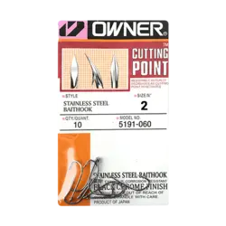 قلاب خاردار اونر (OWNER) سایز 2 | فروشگاه لوازم ماهیگیری آنزوپلاس